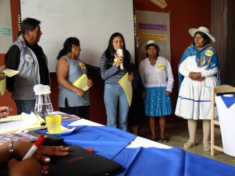 Workshop für demokratische Partizipation in Bolivien